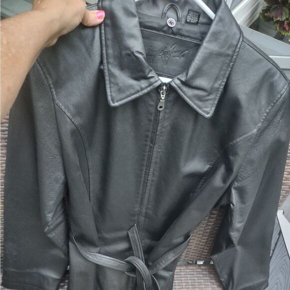 J Ferrar Size Medium Leather Jacket - Picture 1 of 6